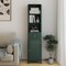 67" Tall Bathroom Cabinet Narrow Floor Cabinet with Fluted Door